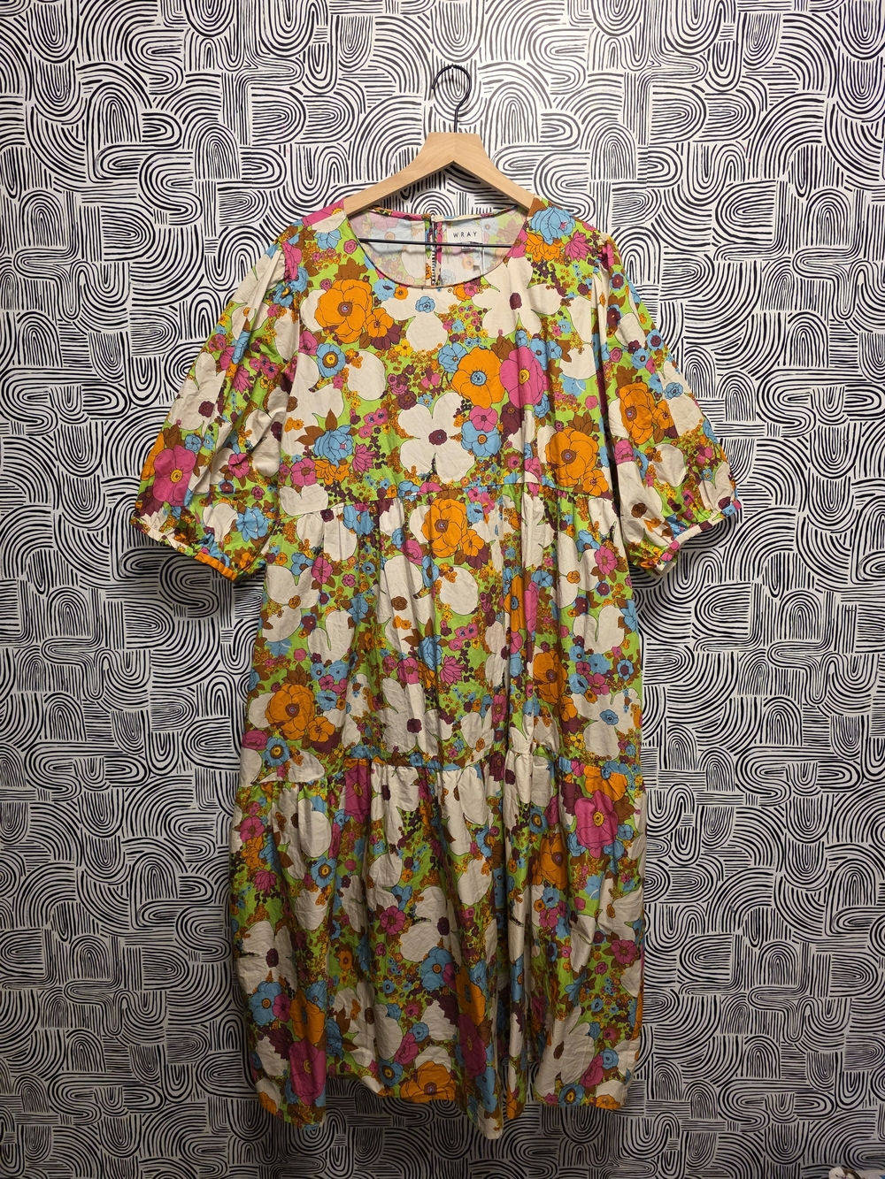 WRAY NYC ACID FLORAL Rosemary Dress